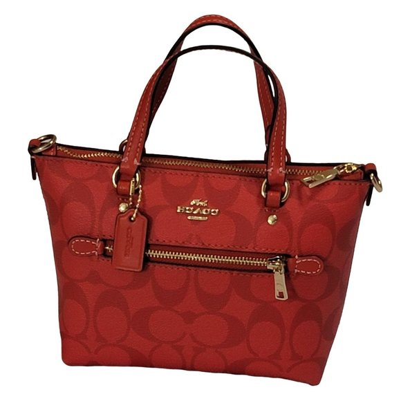 Coach Handbags - Coach Mini Gallery Crossbody In Signature Canvas